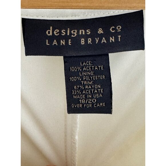 Ivory Creme Lace Maxi Dress Long Gown Size 18/20 Plus Wedding Mother Bride Groom - Picture 7 of 9